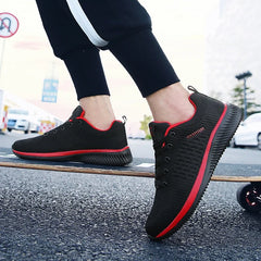 Summer Breathable Men's Casual Shoes Mesh Breathable Man Casual Shoes Fashion Moccasins Lightweight Men Sneakers Hot Sale 36-48