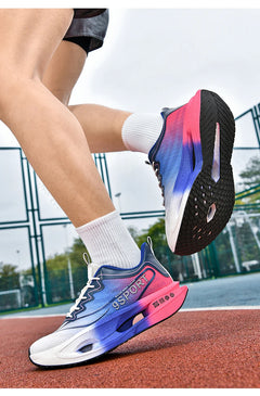 Running Shoes Carbon Board Speciality Marathon Men Sports Breathable Lightweight Women's Comfortable Athletic Nonskid Sneakers