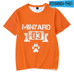 New The Foxhole Court Palmetto State Foxes Lacrosse Jersey Cosplay WILDS MINYARD 3D T-shirt Men/Women Graphic Tees Streetwear