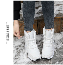2023 Winter White Snow Boots Waterproof Non-slip Thicken Plush Warm Ankle Boots Women Shoes Botas Mujer Platform Shoes