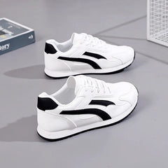 Plus Size Women White Shoes Female Spring New Style Female Student Casual Sports Versatile Sneakers Women Forrest Gump Shoes
