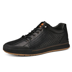 Genuine Leather Casual Shoes for Men 6CM Height Increase Sports Shoes High Quality Flats Shoes Male Brand Office Work Shoe