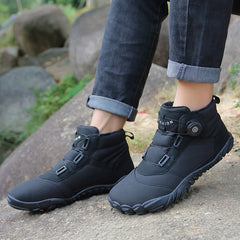 Men Winter Boots Outdoor Barefoot Boots for Women Ankle Boots Plush Warm Snow Shoes Non-slip Sneakers Plus Size Couple Shoes