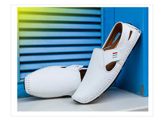 Men's Moccasins Summer Walking Breathable Casual Shoes Flat Shoes