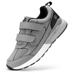 FitVille Diabetic Shoes for Men Extra Wide Width Adjustable Closure Walking Shoes Slip-on Sneakers for Foot Pain Relief Swollen