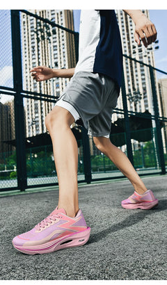 Running Shoes Carbon Board Speciality Marathon Men Sports Breathable Lightweight Women's Comfortable Athletic Nonskid Sneakers