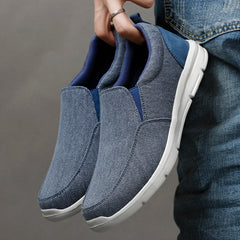 Men Casual Shoes Canvas Breathable Loafers Men Fashion New Male Comfortable Outdoor Walking Shoes Classic Loafers Men Sneakers