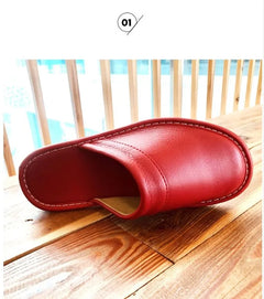 Inexpensive slippers house men indoor slides shoes big size 47 48 man mules closed toe faux leather slippers unisex couple shoes