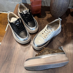 AIYUQI 2026 New Women's sneakers Shoes Flat Casual Women Skateboard Shoes Lace-Up Leopard Print female Dexterity Shoes