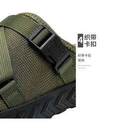 Men's Thick Soled Round Toe Fashionable Slippers Women's Comfortable Breathable Casual, Wear-resistant Sandals Summer Slippers