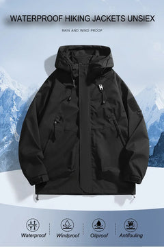 Unisex Outdoor Waterproof Jacket Windbreaker Coat Autumn Breathable Fishing Camping Windproof Jackets Men Women Clothing