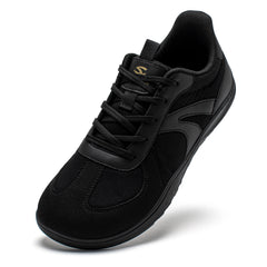 HOBIBEAR Wide Toe Barefoot Shoes Mens Womens Zero Drop Minimalist Sneakers Retro Outdoor Walking Shoes