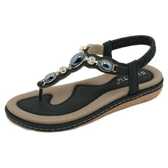 Summer New woman sandals Fashion Flats Women Casual Beach Shoes Women's Bohemia Style Leisure sandals Large Size 36-42
