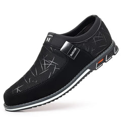 Business Men Leather Shoes for Men 2025 New Comfort Trend Flat Work Shoes Casual Moccasin Sneakers Slip on Big Size Male Loafers