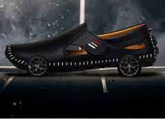 Men's Moccasins Summer Walking Breathable Casual Shoes Flat Shoes