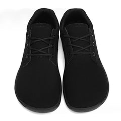 Barefoot Men's Sneakers With Wide Toe Size 48 Minimalist Cow Suede Leather Upper Casual Man Shoes Comfortable Walking Shoes