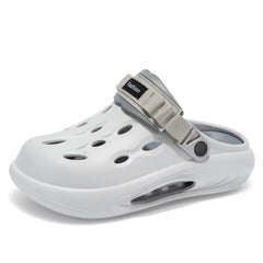 Couple Style Men's and Women's Summer Outdoor Hollow Anti-Slip Beach Shoes, Anti-Odor Dual-Purpose Sandals and Slippers