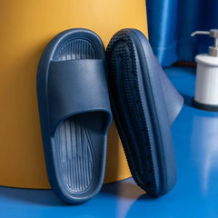 Big Size 48 49 Men Slippers Women Soft EVA Platform Thick Sole Slides Summer Beach Sandals Couples Home Anti-Slip Bathroom Shoes