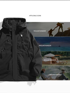 Unisex Outdoor Waterproof Jacket Windbreaker Coat Autumn Breathable Fishing Camping Windproof Jackets Men Women Clothing