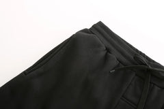 Men's 2025 high-quality sportswear sweatshirt + sweatpants, fashionable sportswear sweatshirt set for spring and autumn