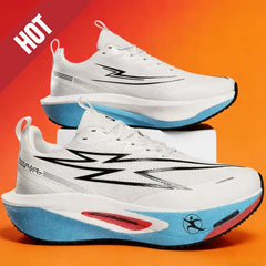 Running Shoes Marathon Carbon Board Air Cushion Men Sports Breathable Lightweight Women's Comfortable Athletic Nonskid Sneakers