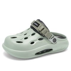 Couple Style Men's and Women's Summer Outdoor Hollow Anti-Slip Beach Shoes, Anti-Odor Dual-Purpose Sandals and Slippers