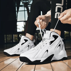 Men's plus size casual sneakers Four seasons breathable light outdoor basketball shoes fashion youth Joker sports running shoes