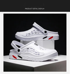 Male Slippers EVA Outdoor Vacation Simple Sandals Indoor Anti-slip Waterproof Clogs Off White Shose Summer Platform Shoes