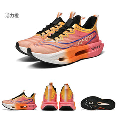 Running Shoes Carbon Board Speciality Marathon Men Sports Breathable Lightweight Women's Comfortable Athletic Nonskid Sneakers