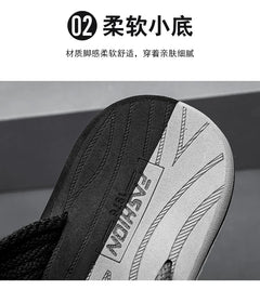 Home Flip Flops Fashion Men's Slippers Outdoor Sandals Summer Beach Shoes Size 39-46