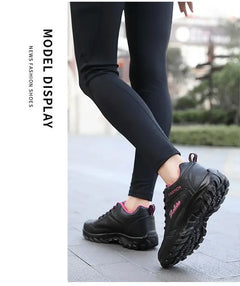 New 2025 Autumn Winter Sneakers Women Comfort Soft Sole Non Slip Casual Shoes for Women PU Waterproof Sport Shoes Zapatillas