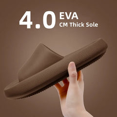 Big Size 48 49 Men Slippers Women Soft EVA Platform Thick Sole Slides Summer Beach Sandals Couples Home Anti-Slip Bathroom Shoes