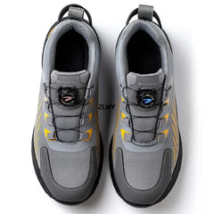 ZLMY Rotating Button Safety Shoes Men Steel Toe Sneakers Air Cushion Work Shoes Man Puncture Proof Work Safety Boots Protective