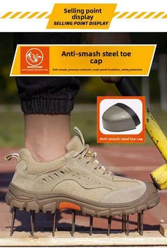 Electrician Insulated Shoes 6kv Safety Work Shoes for Men Soft Bottom Anti Crush And Piercing Construction Site Work Boots