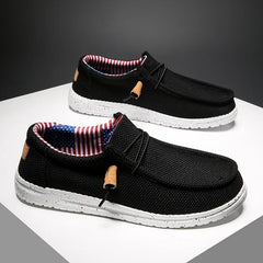Canvas Loafers Comfortable Walking Flats for Man  Non Slip Soft Moccasins Sneakers Summer loafers Men Casual Shoes Slip on