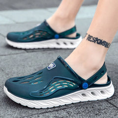 Summer Comfortable Men's Garden Clogs Male Outdoor EVA Injection Clogs Casual Sandal Men Beach Slippers Water Shoes Pool Sandals
