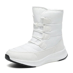 2023 Winter White Snow Boots Waterproof Non-slip Thicken Plush Warm Ankle Boots Women Shoes Botas Mujer Platform Shoes