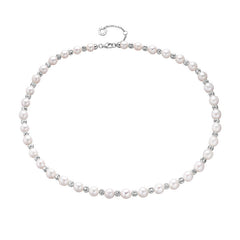 S925 Sterling Silver Baroque Pearl Necklace for Women