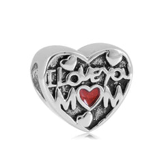 Heart-Shaped Mother's Day Bracelet with DIY Beads